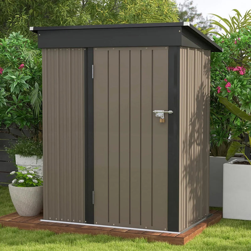 5x3 FT Outdoor Storage Shed for Backyard Garden Patio Lawn L6919