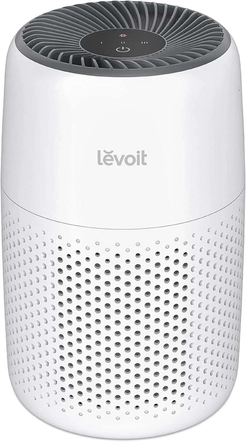 Bedroom home dormitory air purifier, three-in-one filter scented sponge, helps you sleep well, filters smoke, allergens, pet dander, odors, dust, suitable for office, desktop, mini core P type, white L6901