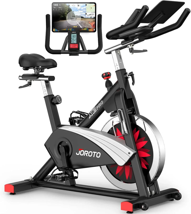 Exercise bike - An indoor cycling bike with readable magnetic resistance and belt drive function F2153