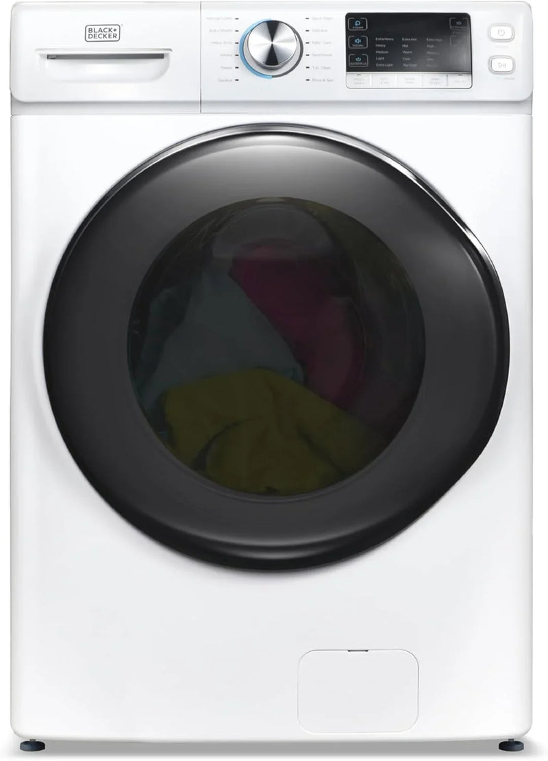 0.9 Cu. Ft. Portable Washer, 6.6 lb. Capacity Washing Machine for Homes & Apartments, 5 Wash Cycles, Quick Connect Sink Adapter and Drain Hose Included, Transparent Lid, BPWM09W, White H9969