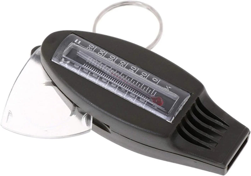 Multifunctional 4 In1 Compass Thermometer Whistle Magnifier for Traveling Camping Hiking Climbing Outdoor Sports Y3613