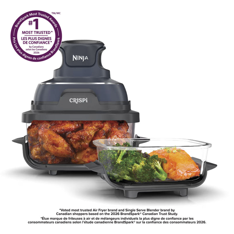 4-in-1 Portable Glass Air Fryer Cooking System D9446