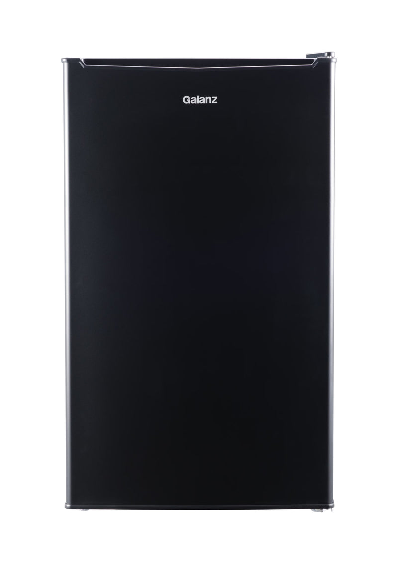 Galanz 3.3 Cu ft One Door Mini Fridge, Black Estar, New S0176
