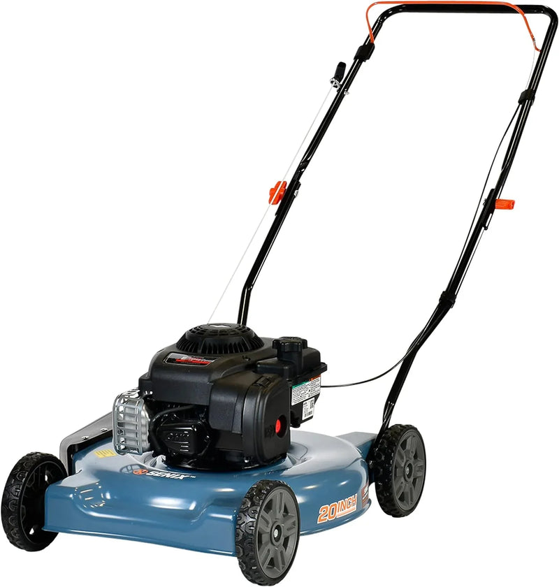 Gas Lawn Mower, 20-Inch, 125 cc 4-Cycle Engine, Push Lawnmower B6240