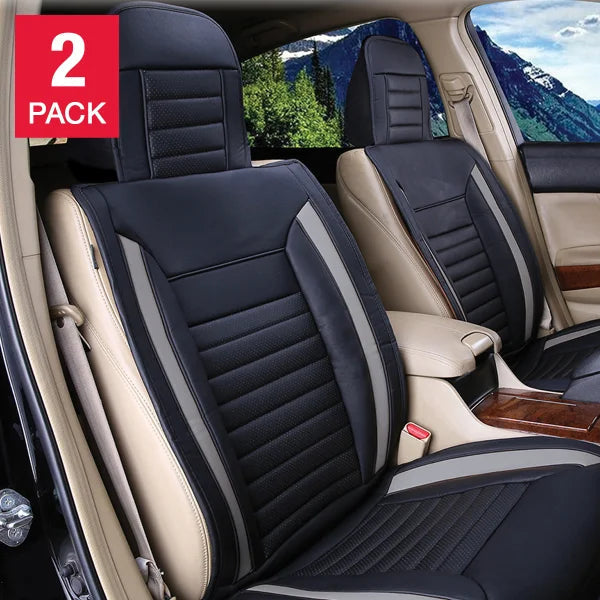 Grey Ultimate Universal Fit Luxury Seat Cover, 2-pack M8979