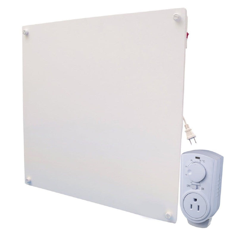 Electric Heater with Plug-in Thermostat, 400W, White A8642