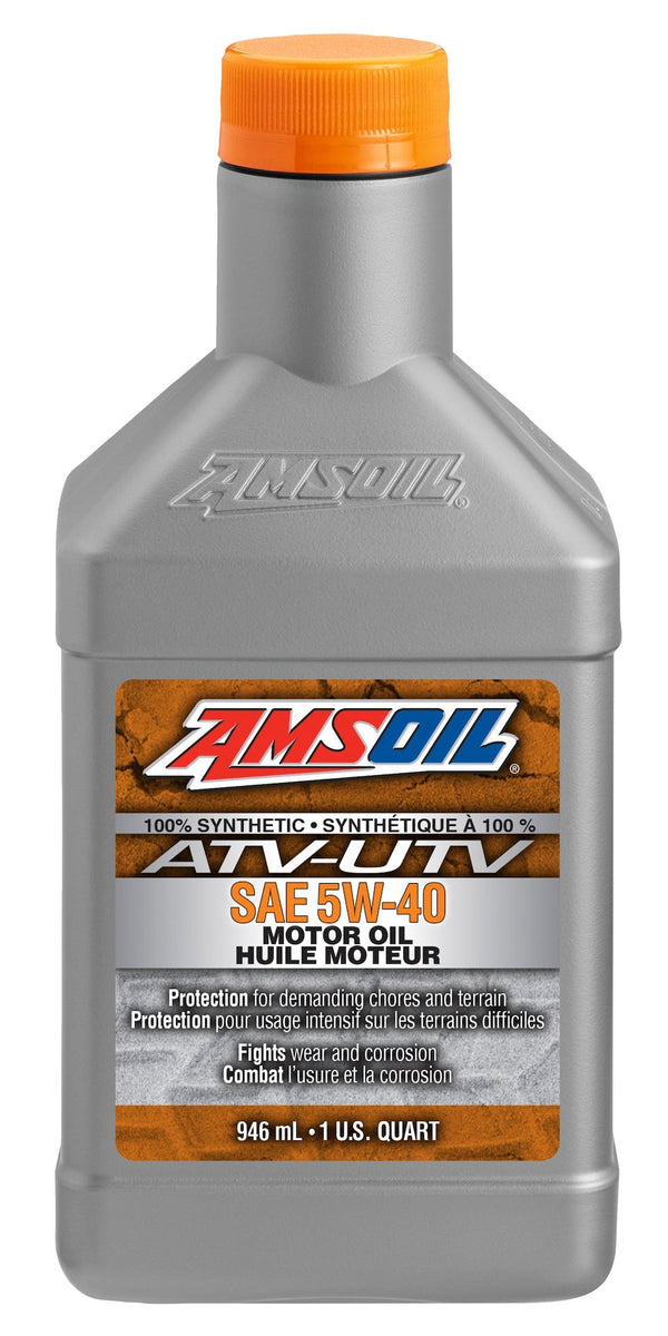 946-mL 100% Synthetic 5W40 ATV/UTV Engine Oil T8597