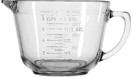 Glass Batter Bowl, 2-qt F9846
