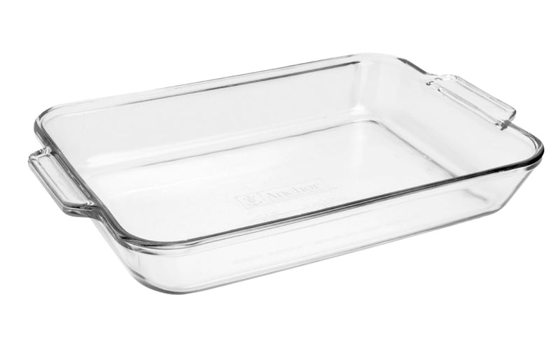 Glass Rectangular Utility Dish, 3-L V5422