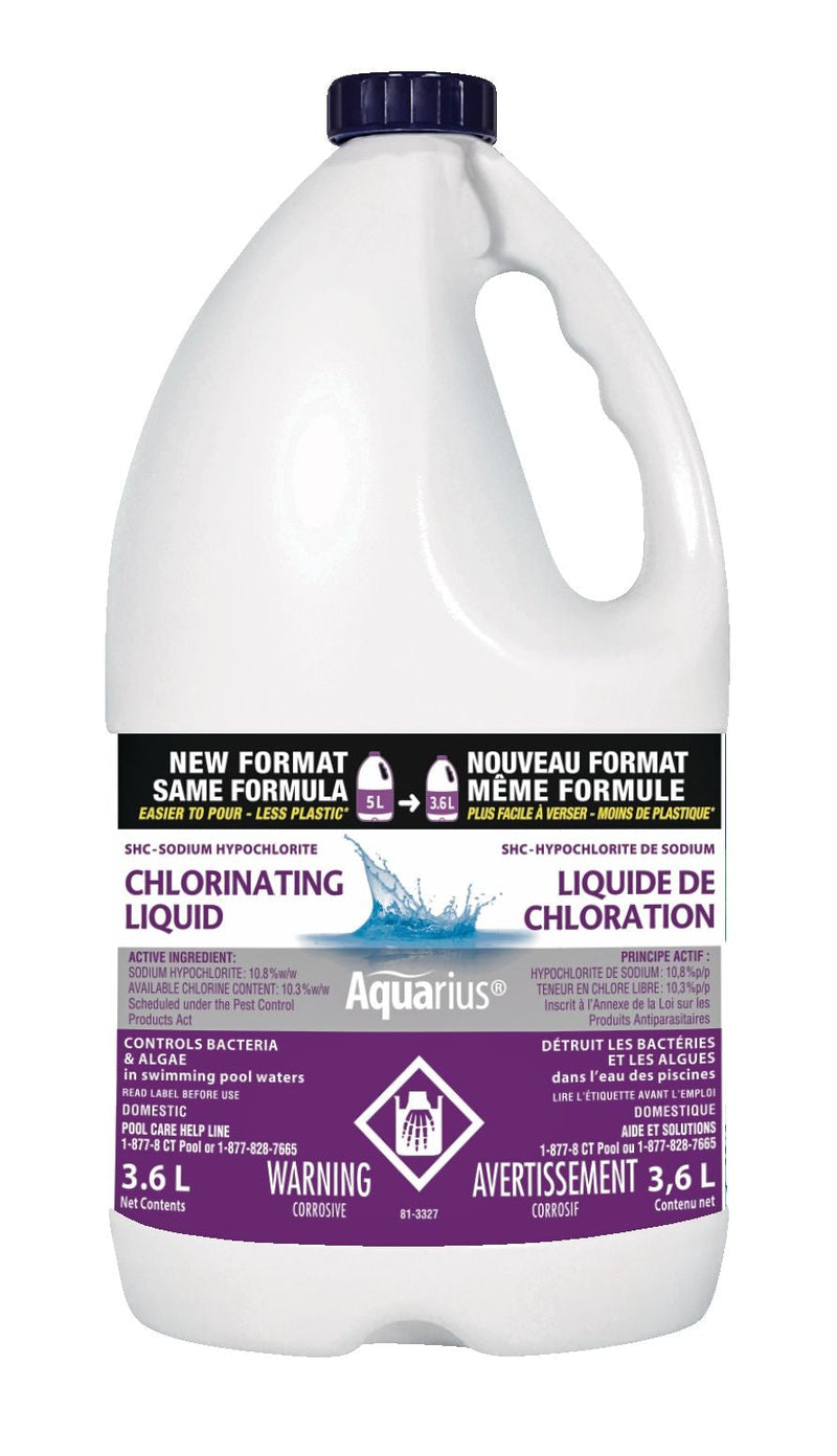 liquid Pool Chlorine, 3.6-L Z3139