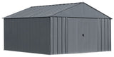 Classic 12x12-ft Charcoal Corrosion-Resistant Metal Shed