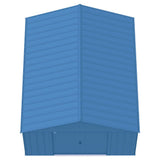 Classic 12x14-ft Blue Grey Corrosion-Resistant Steel Shed