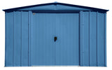 Classic Galvanized Steel Storage Shed, Blue Grey, 10-ft x 8-ft