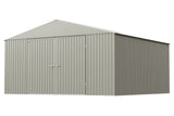 Elite 14x14-ft Cool Grey Corrosion-Resistant Steel Storage Shed