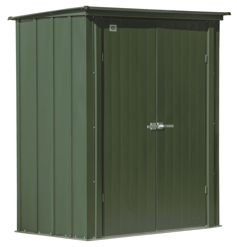 Elite 14x16-ft Anthracite Steel Storage Shed J5794