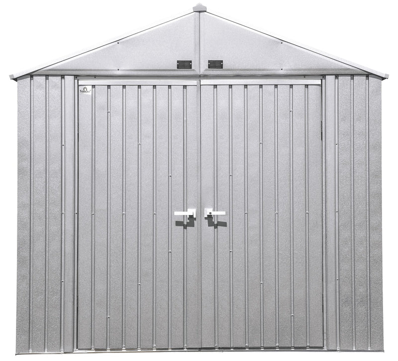 Elite 8x6-ft Corrosion-Resistant Steel Storage Shed R8291