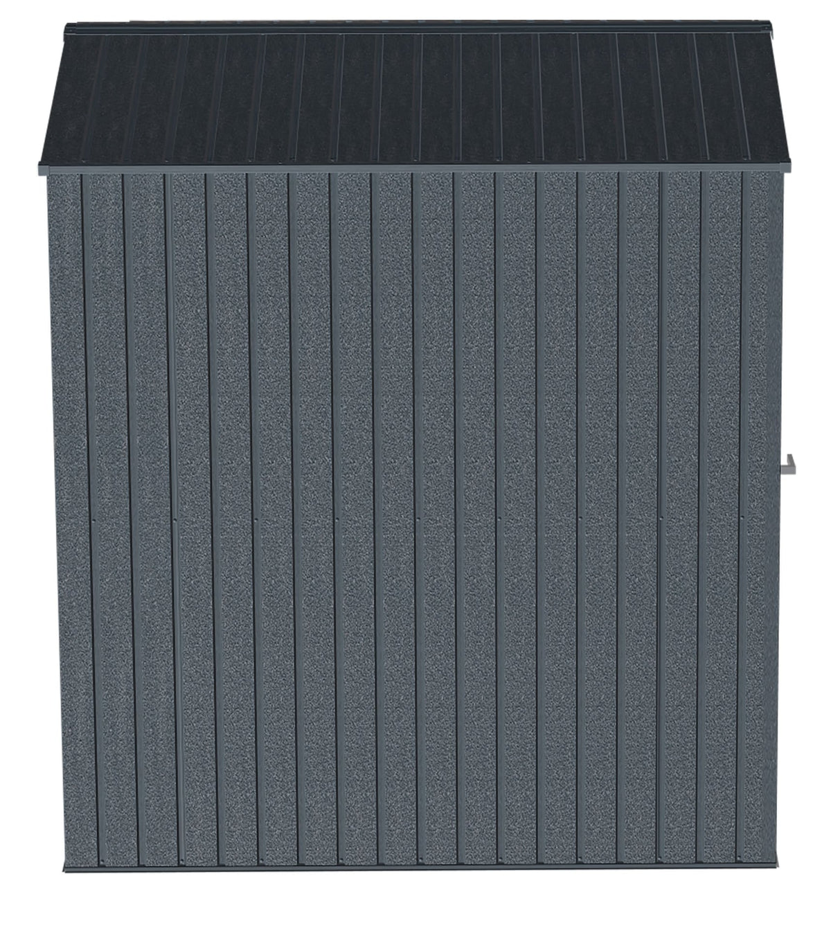 Elite Steel Storage Shed with Pent Roof, Anthracite, 6-ft x 6-ft