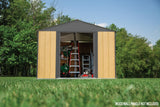 Ironwood Steel Hybrid Shed Kit, Anthracite, 10-ft x 12-ft