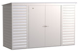 Select Galvanized Steel Storage Shed, Flute Grey, 10-ft x 4-ft