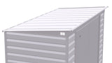 Select Galvanized Steel Storage Shed, Flute Grey, 10-ft x 4-ft