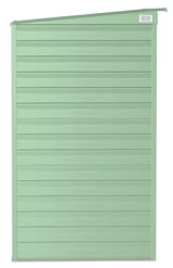 Select Galvanized Steel Storage Shed, Sage Green, 6-ft x 4-ft