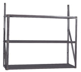 Telescoping 3-Tier Galvanized Steel Shelf Kit