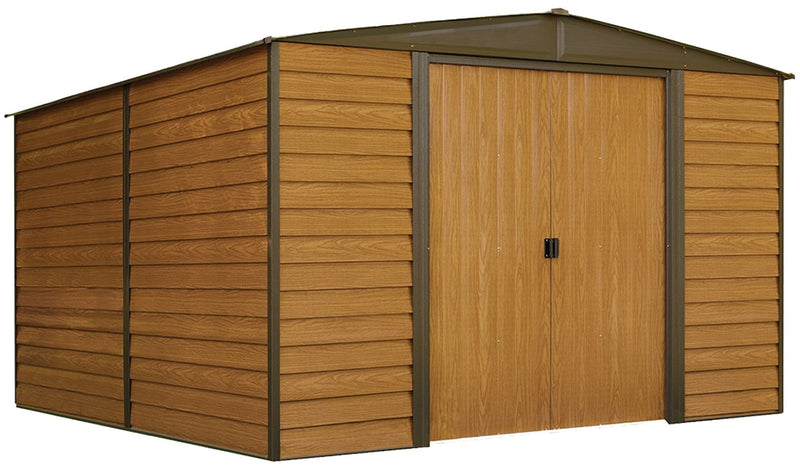 Woodridge Electro Galvanized Steel Storage Shed, 10-ft x 12-ft G0988