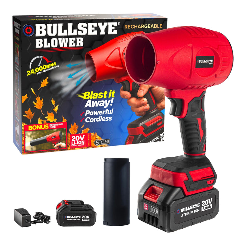 Bullseye 20V Cordless Rechargeable Handheld Leaf Blower G2693