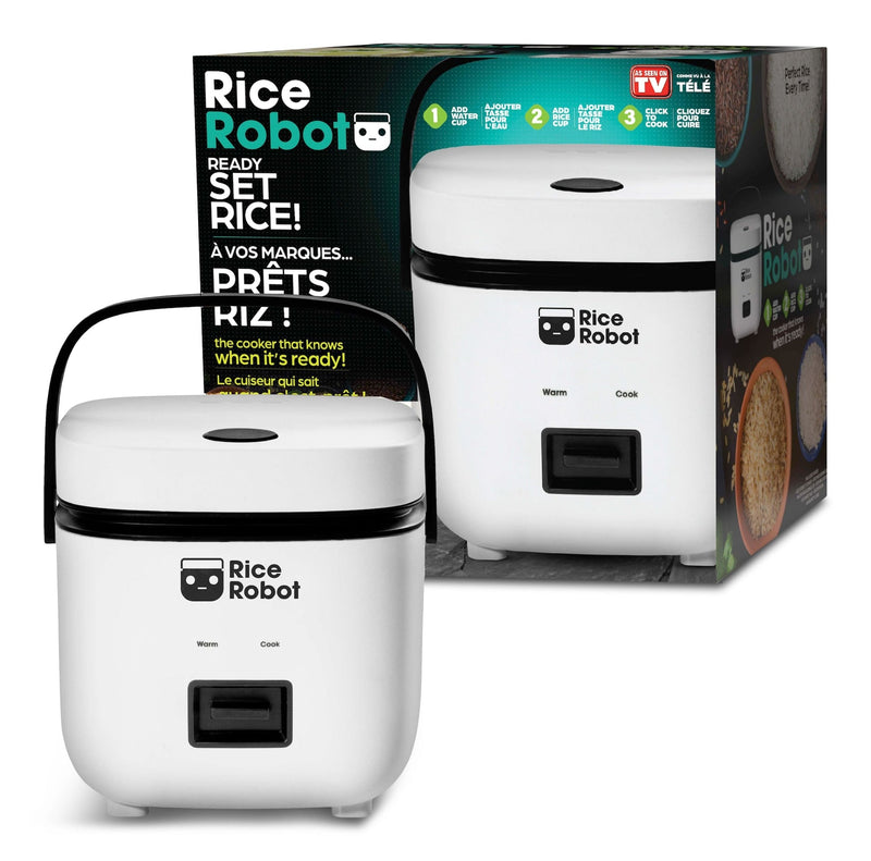 Ceramic Nonstick Rice Cooker, White, 1-qt X0831