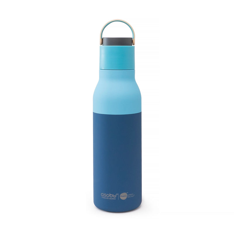 Metro Ceramic Water Bottle, 22-oz, Pastel Blue U3406