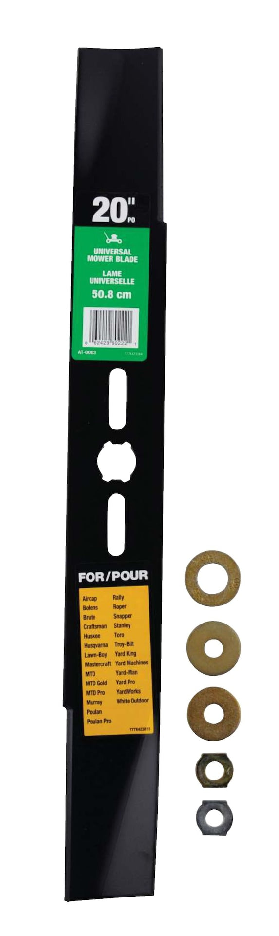 Lawn Tractor Two Replacement Blade Set, 42-in, Black G9897
