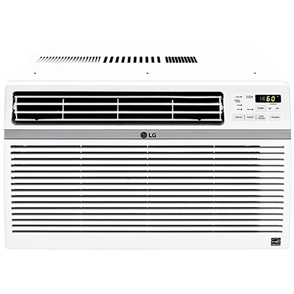LG 8,000 BTU 340 Sq ft Window Air Conditioner with Remote Control, White, LW8016ER H3937