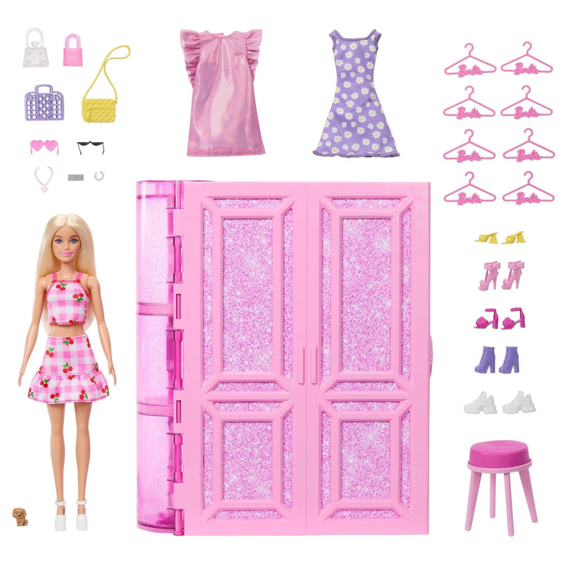 Dream Closet Toy Playset with Series 3.0 Fashion Doll and 25+ Accessories X1312