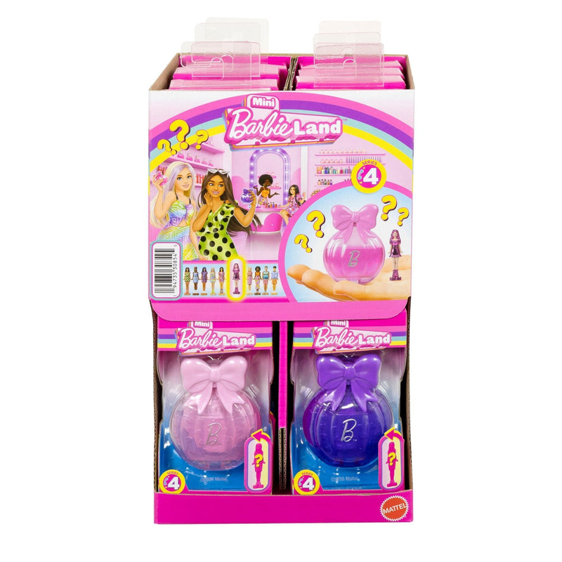 Mini BarbieLand Series 4 Fashionista Dolls with Surprise Blush Reveal, Assorted Styles G0635