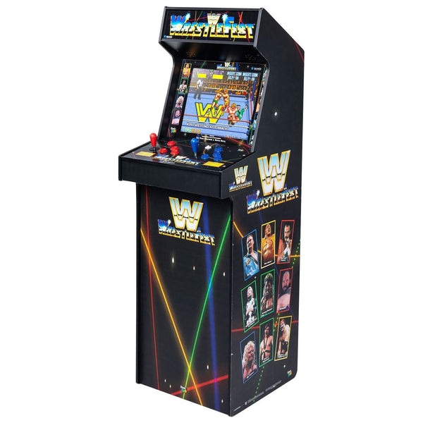 Basic Fun Ultra Series Arcade Classics Deluxe Cabinet for Home, Free Standing Game Machine with 5 Games V0786