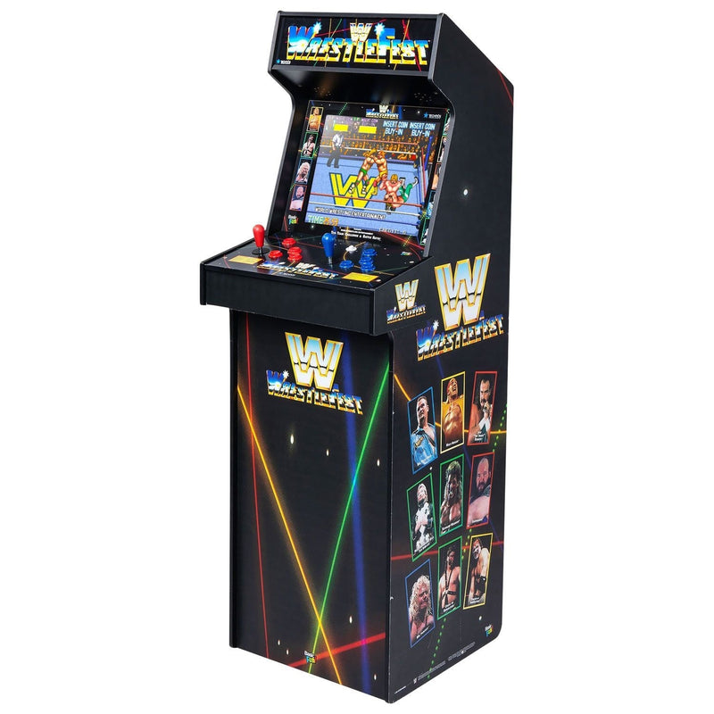 Basic Fun Ultra Series Arcade Classics Deluxe Cabinet for Home, Free Standing Game Machine with 5 Games V0786