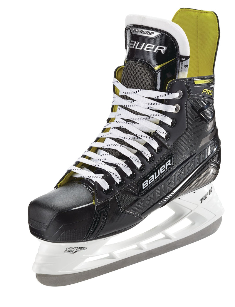 Supreme Pro Hockey Skates, Stainless Steel Blade, Senior L7285