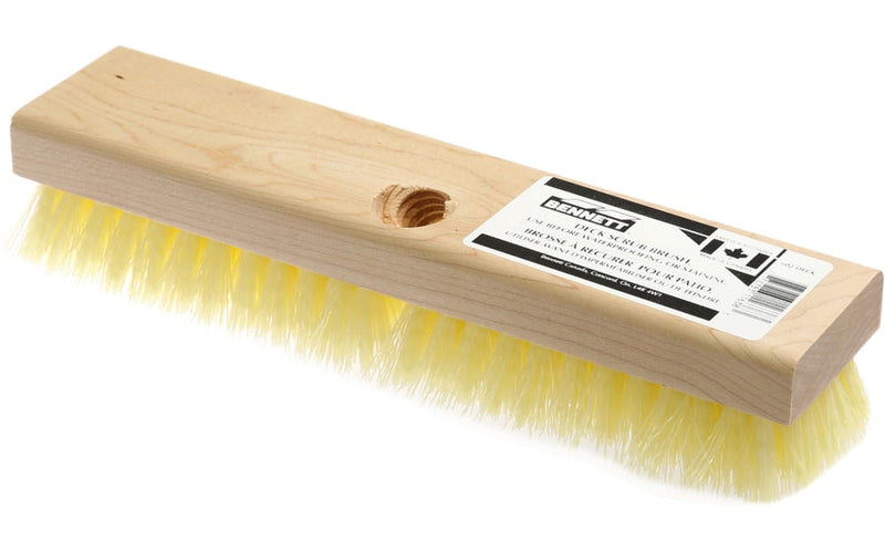 Female Threaded Deck Scrub Brush, 10-in D8135