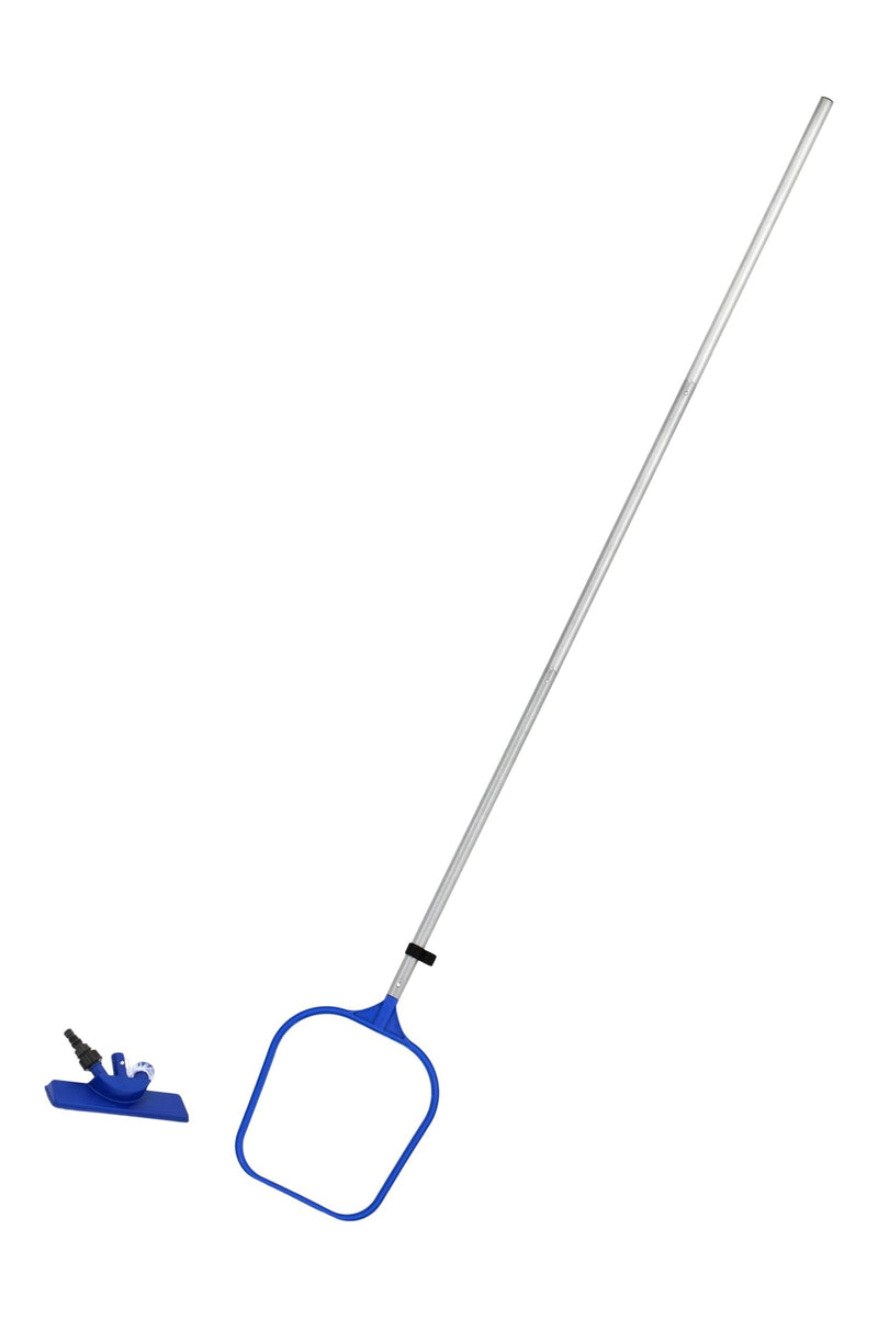 Pool Hydro Cleaning Above Ground Pool Maintanance Kit with Vacuum, Skimmer & Pole V2625