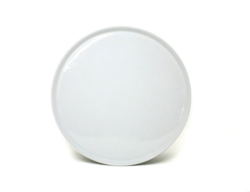 Round Platter, 30-cm, White Porcelain S9979