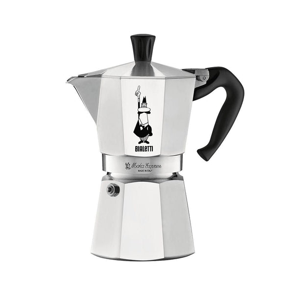 Moka Pot with Ergonomic Anti-Scale Handle, 6-Cup K0167