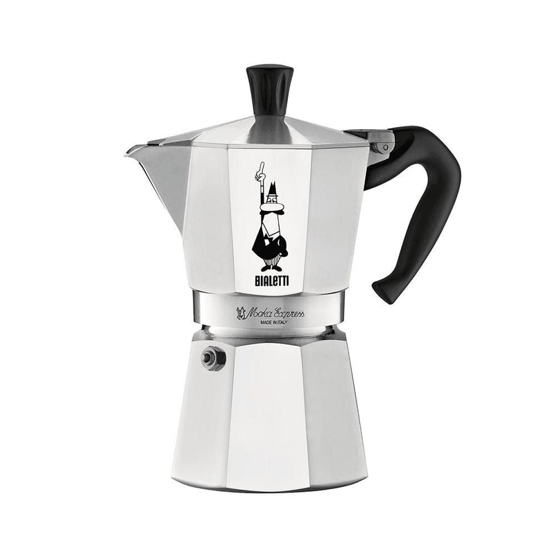 Moka Pot with Ergonomic Anti-Scale Handle, 6-Cup K0167