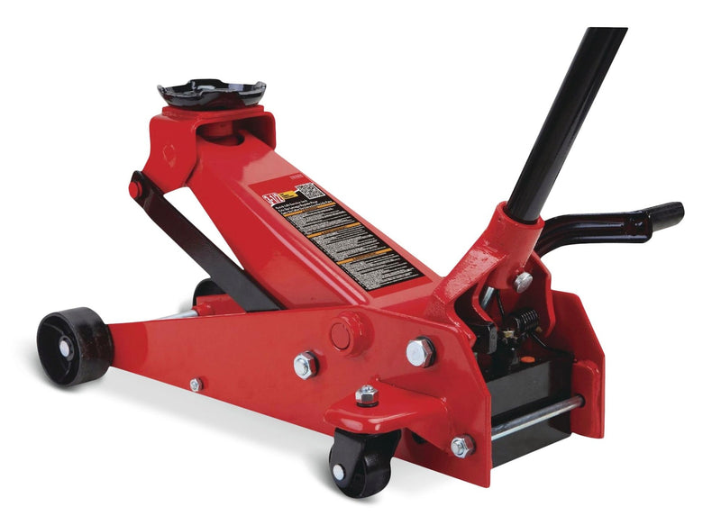Big Red Heavy-Duty + Garage Floor Jack with Quick Start, 3.5-Ton Y5791