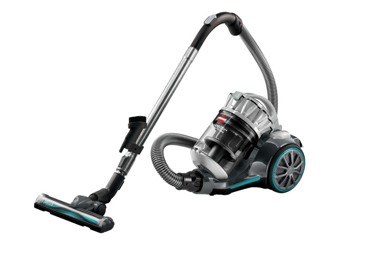 BISSELL CleanView Plus Multi-Cyclonic Lightweight Bagless Corded Canister Vacuum Cleaner, Silver R5132