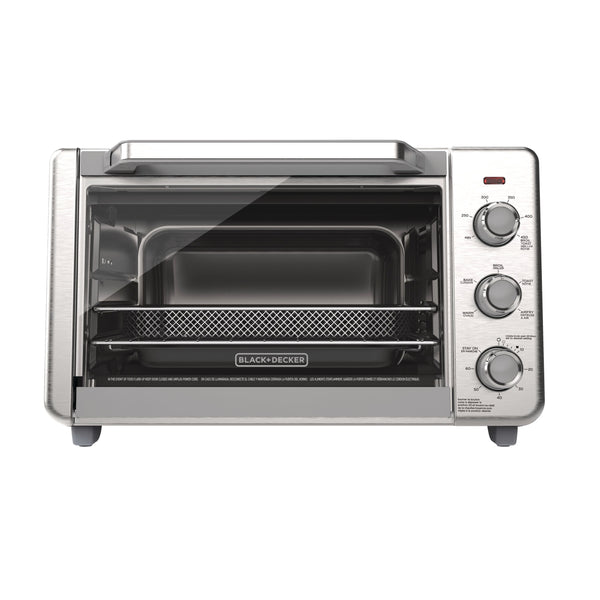 Crisp 'N bake 6-Slice Air Fryer Toaster Oven, Stainless Steel, 5 Cooking Functions Z6671