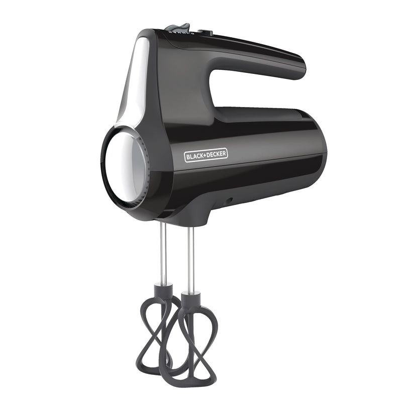 Helix Hand Mixer, Premium Performance 5 Speed Hand Mixer, Includes 5 Attachments and Case, Black B8145