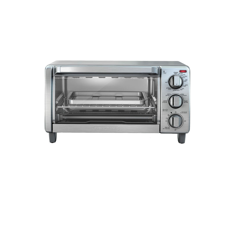 Toaster Oven with Natural Convection, Stainless Steel, 4-Slice V1386