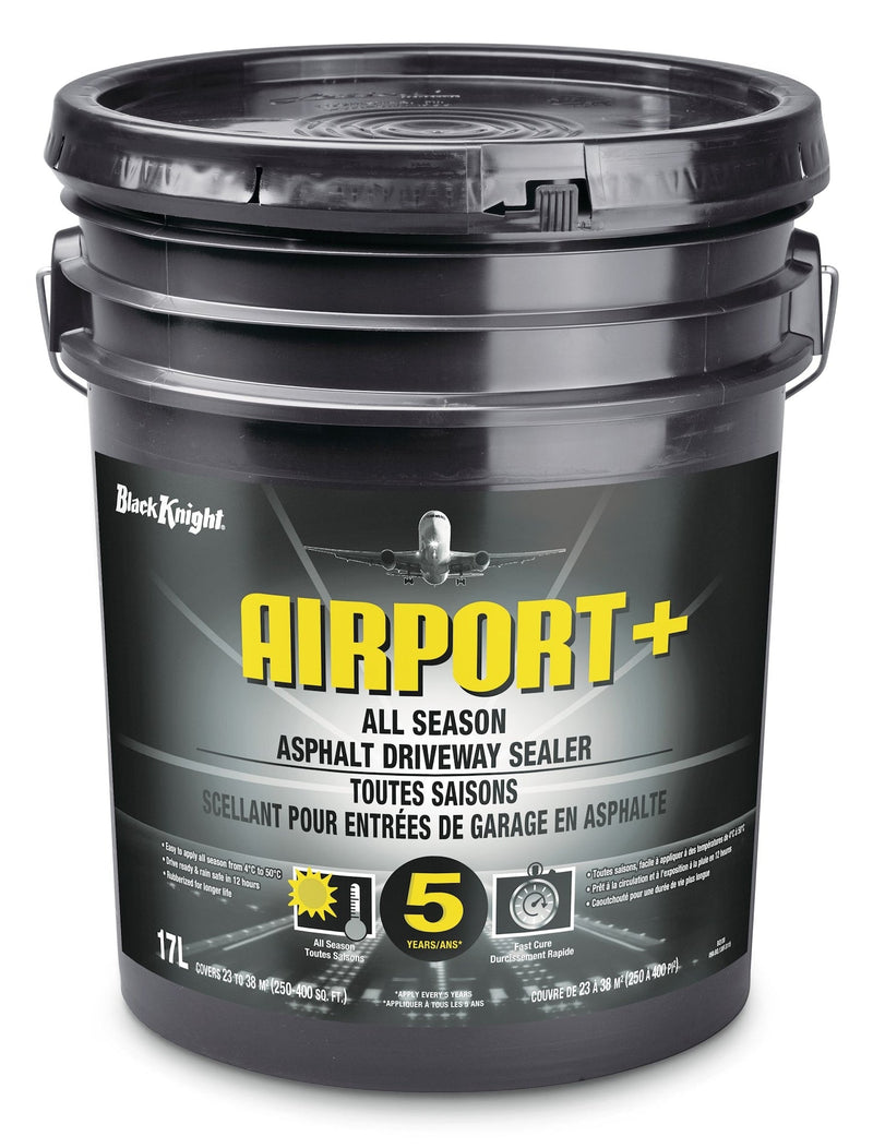 Airport+ All-Season Driveway Asphalt Sealer, 250-400 sq. ft Coverage, 17-L S3477