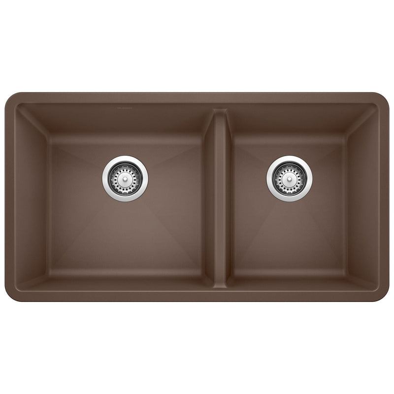60/40 Double Bowl Undermount Kitchen Sink, Café, 33-in Q7691