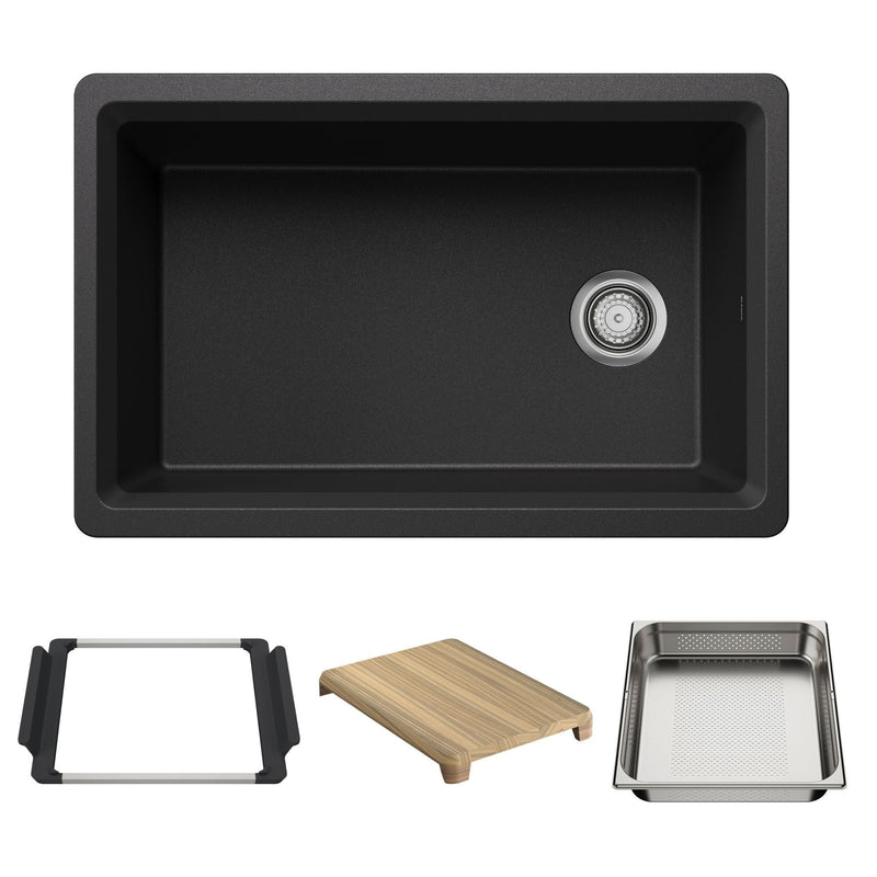 Inteos 30-in Workstation Kitchen Sink C0420